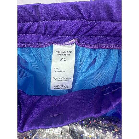 Weissman Tutu Dance Skirt MC Child Ballerina Halloween Costume Ballet Tap Purple - Picture 2 of 5